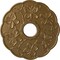 Ekena Millwork Terrones Butterfly Ceiling Medallion (Canopies up to 3 7/8"), 17 7/8"OD x 3 7/8"ID x 1"P, Pale Gold CM17TSPAS - alternate 1